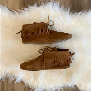 Minnetonka Real Suede Moccasins